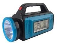 Linterna recargable con reflector.