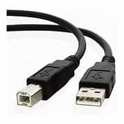 Cable USB A-B, para impresora, scanner, etc. Largo 3,00 metros