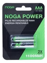 Pila Recargable AAA, NiMh, 1100mAh, precio por blister de 2 unidades.