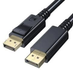 Cable Display Port, compatible AMD FreeSync NVIDIA G-Sync, 1,80mts
