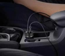 Cargador p/Auto USB-C PD 30W + USB QC3.0 18W