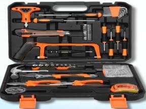 Valija Set de herramientas, incluye 104 piezas.