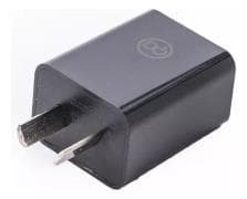 Cargador rapido 5V 2.1A, compacto. Color negro