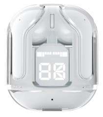 Auriculares TWS, luz led, indiciador de bateria.