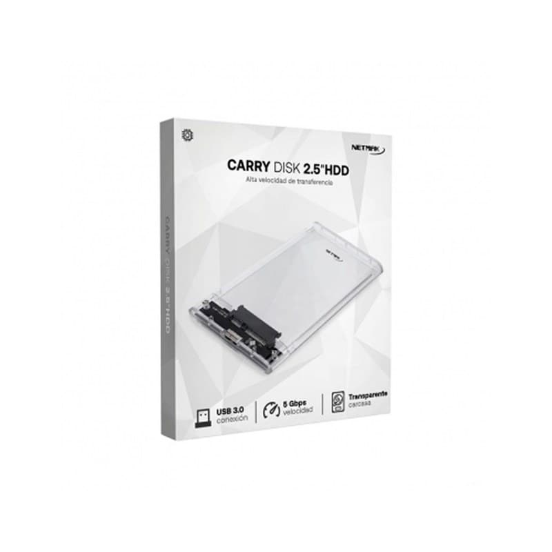 NM CARRY DISK TRANSPARENTE NETMAK USB 3.0