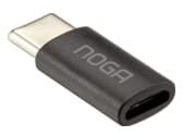 ADAPTADOR NOGA MICRO USB HEMBRA - TYPE C MACHO + FUNCION OTG + USB 3,1