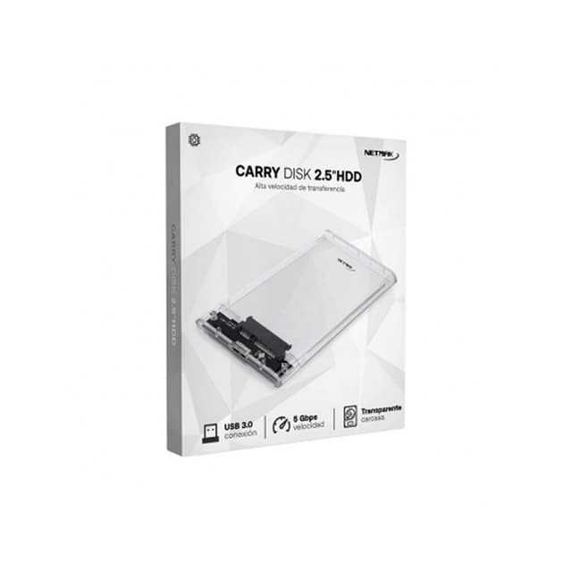 NM CARRY DISK TRANSPARENTE NETMAK USB 3.0